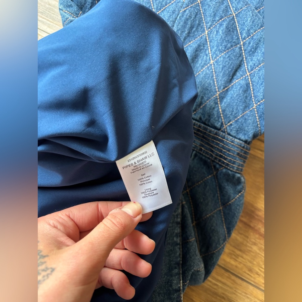 Veronica Beard Ginny Sleeveless Denim Topstitch Mini Dress - Picture 11 of 11